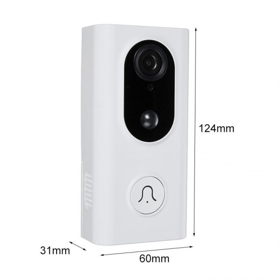 Smart WIFI Video Doorbell Wireless Remote Home Surveillance Video Voice Intercom