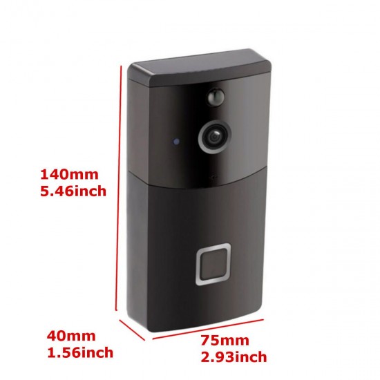 Smart WIFI Video Doorbell Wireless Remote Home Surveillance Video Voice Intercom Doorbell