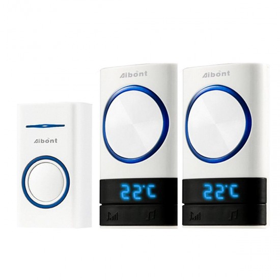 Smart Wireless Doorbell 45 Songs Polyphonic Ringtones & 200m Transmission