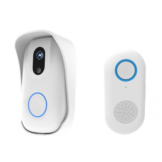 Smart Wireless Doorbell Lens Video HD Security Camera Night Vision App Control