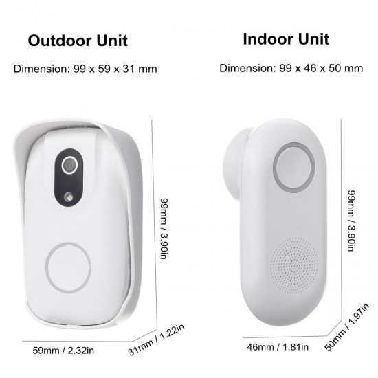 Smart Wireless Doorbell Lens Video HD Security Camera Night Vision App Control Smart Wireless Doorbell Lens Video HD Security Camera Night Vision App Control