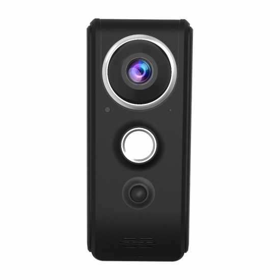 V3 720P Night Vision Video Doorbell PIR Detection APP Push Built-in Speaker Support Cloud Storage