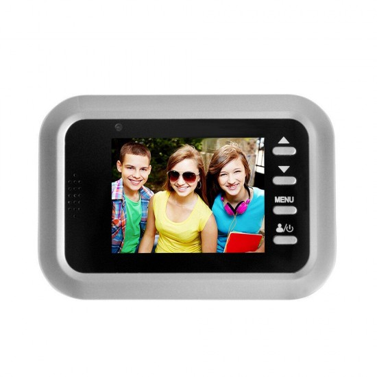 W8-S 2.4 Visual Doorbell Digital IR Peephole Viewer Monitor HD Camera Video