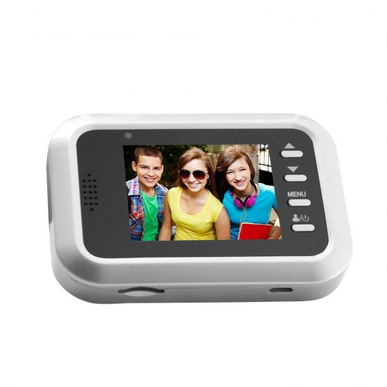 W8-S 2.4 Visual Doorbell Digital IR Peephole Viewer Monitor HD Camera Video