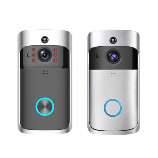 Wifi Smart Video Doorbell Intercom PIR Detection Camera Night Vision Cloud Storage