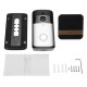 Wireless 1080P Video Doorbell Camera Battery Support PIR Detect Night Vision with DingDong
