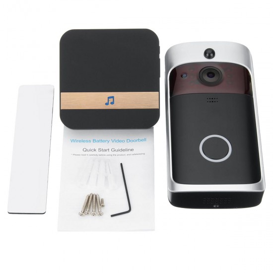 Wireless Camera Video Doorbell Home Security WiFi Smartphone Remote Video Rainproof Wireless Camera Video Doorbell Home Security WiFi Smartphone Remote Video Rainproof