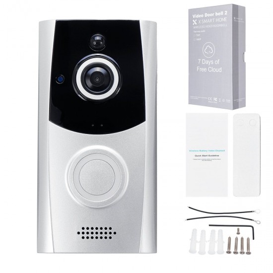 Wireless WiFi APP Remote Video Camera Doorbell Monitoring Alarm Home Security