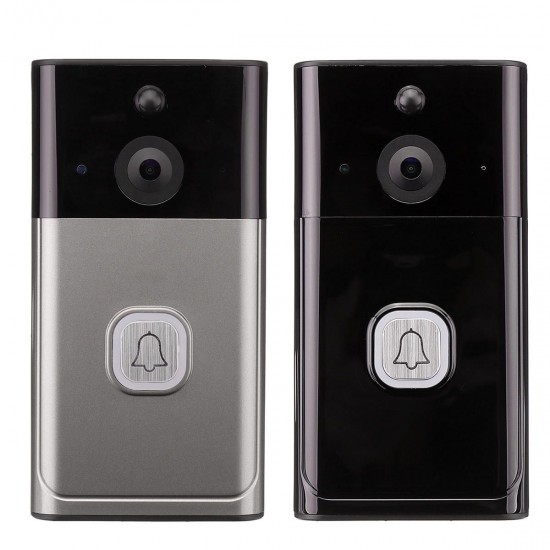 Wireless WiFi Video Doorbell Rainproof Smartphone Remote Video Camera Security Two Way Talk 166° Wireless WiFi Video Doorbell Rainproof Smartphone Remote Video Camera Security Two Way Talk 166°
