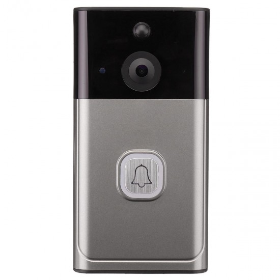 Wireless WiFi Video Doorbell Rainproof Smartphone Remote Video Camera Security Two Way Talk 166°