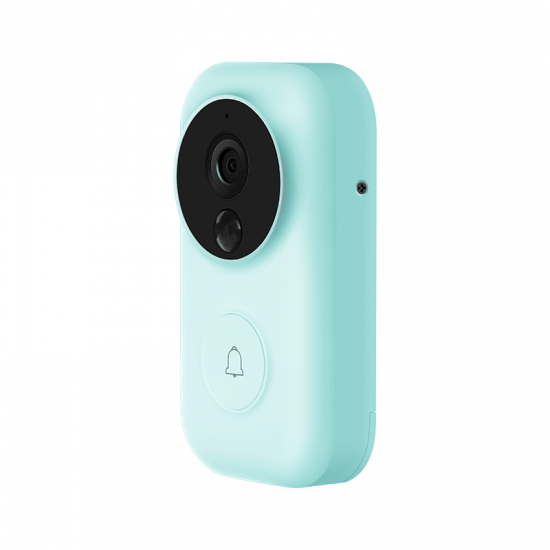 Zero AI Face Identification 720P IR Video Doorbell Set Motion Detect Intercom Free Cloud Storage Voice Charger