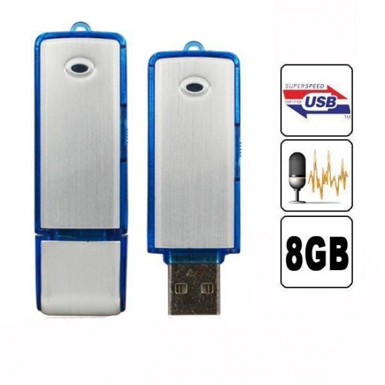2 in 1 Mini 8GB USB 2.0 Digital Voice Recorder Rechargeable Recording 2 in 1 Mini 8GB USB 2.0 Digital Voice Recorder Rechargeable Recording