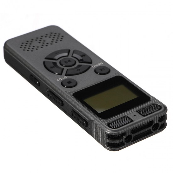 8GB Rechargeable LCD Digital Audio Sound A to B Repeat Voice Recorder Dictaphone