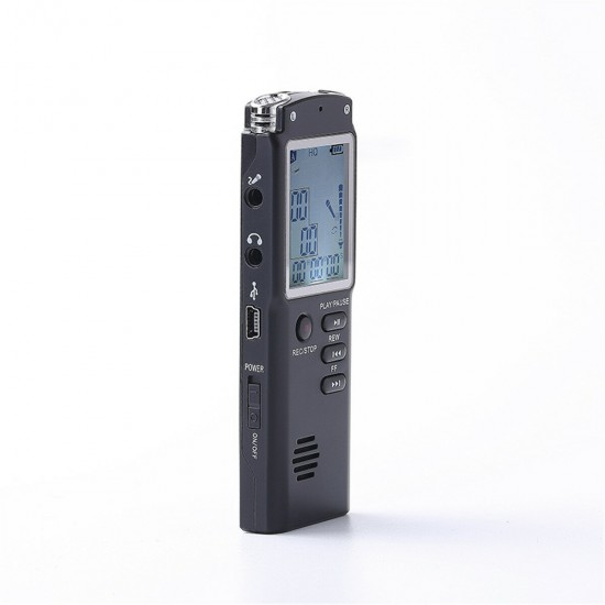 Digital Voice Recorder 8/16/32GB MP3 Lossless Player USB Audio Rechargeable Mini Dictaphone Digital Voice Recorder 8/16/32GB MP3 Lossless Player USB Audio Rechargeable Mini Dictaphone