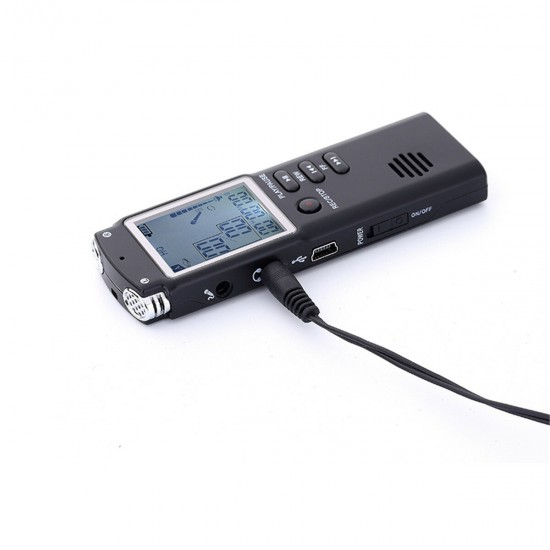 Digital Voice Recorder 8/16/32GB MP3 Lossless Player USB Audio Rechargeable Mini Dictaphone Digital Voice Recorder 8/16/32GB MP3 Lossless Player USB Audio Rechargeable Mini Dictaphone