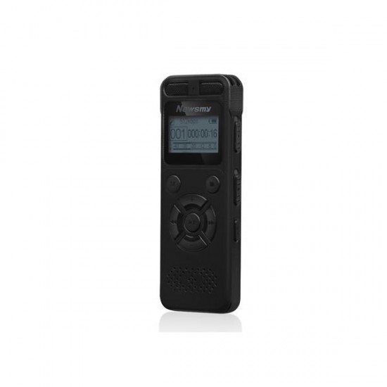 RV29 8GB 1536KBPS PCM Dual Microphone 138 Hour A to B Repeat Voice Recorder