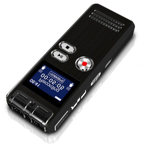 Q6 32GB 64GB Mini Digital Voice Recorder Rechargeable Quick Start Voice Activated Recording Pen Support TF Card