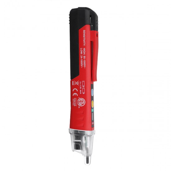 AC Electric Test Pencil 24/90V-1000V Voltage Sensitivity Compact Pen Detector Voltage Tester Pen AC Electric Test Pencil 24/90V-1000V Voltage Sensitivity Compact Pen Detector Voltage Tester Pen