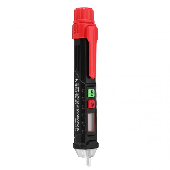 AC Non-Contact LCD Electric Voltage Tester Pen 12-1000V Detector Tester Alarm