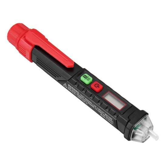 AC Non-Contact LCD Electric Voltage Tester Pen 12-1000V Detector Tester Alarm