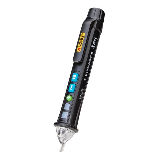 VD409B Non-contact AC Voltage Detector Tester Meter 12V-1000v Pen Style Electric Indicator LED Outlet Voltage Dectetor VD409B Non-contact AC Voltage Detector Tester Meter 12V-1000v Pen Style Electric Indicator LED Outlet Voltage Dectetor