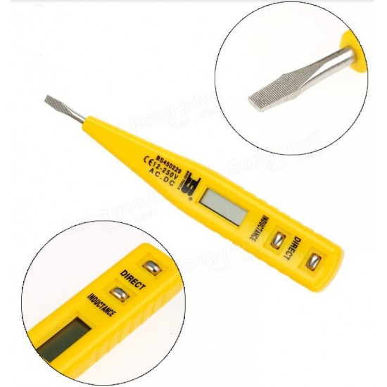 ABS Plastic Material Digital Voltage Tester Pen BS450229