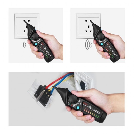 AVD06 Non-contact Voltage Tester Pen AC 12-1000V Auto/Manual Dual Mode NCV Tester Live Wire Check Sensitivity Adjustable Voltage Detecto AVD06 Non-contact Voltage Tester Pen AC 12-1000V Auto/Manual Dual Mode NCV Tester Live Wire Check Sensitivity Adjustable Voltage Detecto