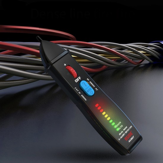 AVD07 Dual Mode Test Pen Live Voltage Detector Test Pencil 12~1000V AC Voltage Detection Non-contact AC Voltage Tester Pen AVD07 Dual Mode Test Pen Live Voltage Detector Test Pencil 12~1000V AC Voltage Detection Non-contact AC Voltage Tester Pen