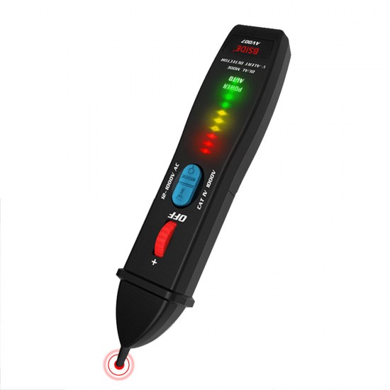 AVD07 Dual Mode Test Pen Live Voltage Detector Test Pencil 12~1000V AC Voltage Detection Non-contact AC Voltage Tester Pen AVD07 Dual Mode Test Pen Live Voltage Detector Test Pencil 12~1000V AC Voltage Detection Non-contact AC Voltage Tester Pen