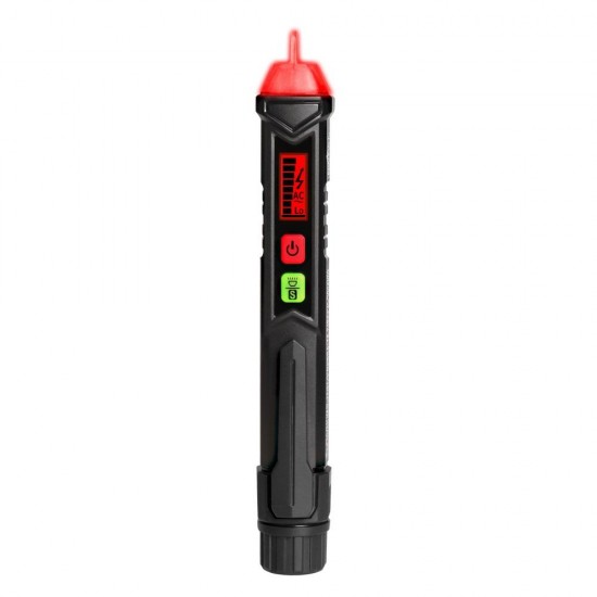 ET8900 Non-contact Voltage Tester Pen Signal Intensity Display Sensitivity Adjustable Auto Indication Live Line Null Live Detector Backlight and Auto Power Off