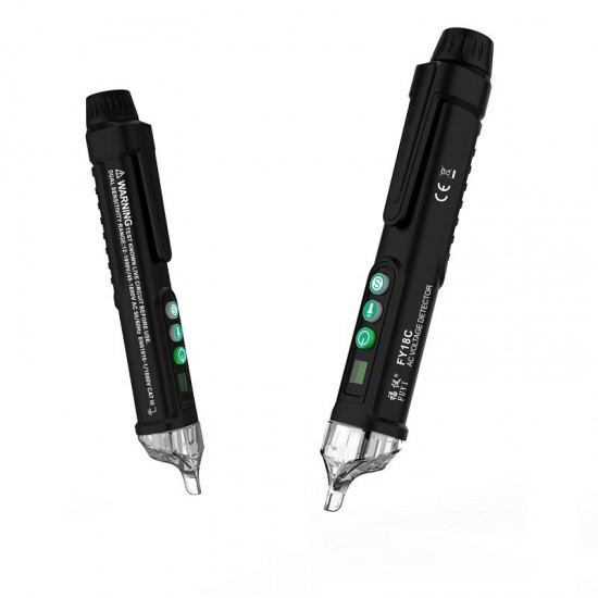 FY18C Intelligent Non Contact AC Voltage Detector Pen Tester Pen Digital 12-1000V AC Voltage Tester FY18C Intelligent Non Contact AC Voltage Detector Pen Tester Pen Digital 12-1000V AC Voltage Tester