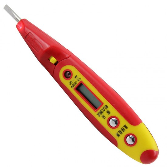LA5110419 Multifunction Digital Display Electrical PenTester Electroprobe AC/DC LCD Voltage Tester LA5110419 Multifunction Digital Display Electrical PenTester Electroprobe AC/DC LCD Voltage Tester
