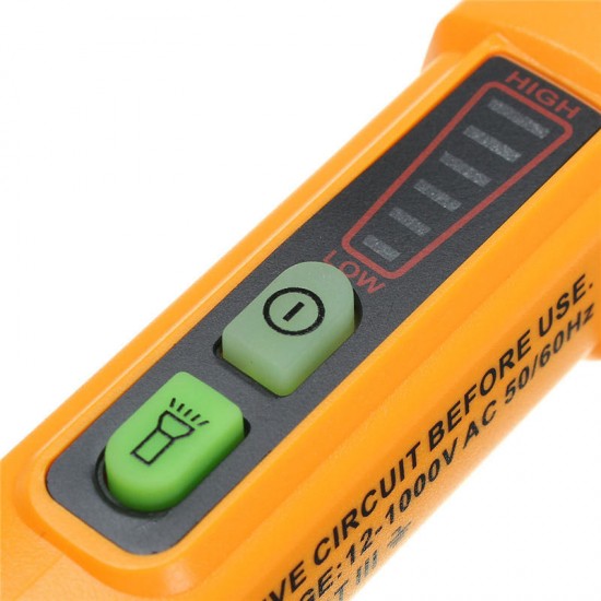 PM8908C 12V-1000V Intelligent Non-contact AC Voltage Detector Tester Detecting Pen with Flash Light PM8908C 12V-1000V Intelligent Non-contact AC Voltage Detector Tester Detecting Pen with Flash Light