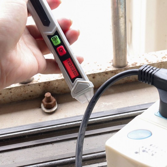 T8901 Non-Contact Phase/Voltage Test Pen Multifunctional NCV 12-1000V AC Tester with Light + Sound Alarm T8901 Non-Contact Phase/Voltage Test Pen Multifunctional NCV 12-1000V AC Tester with Light + Sound Alarm