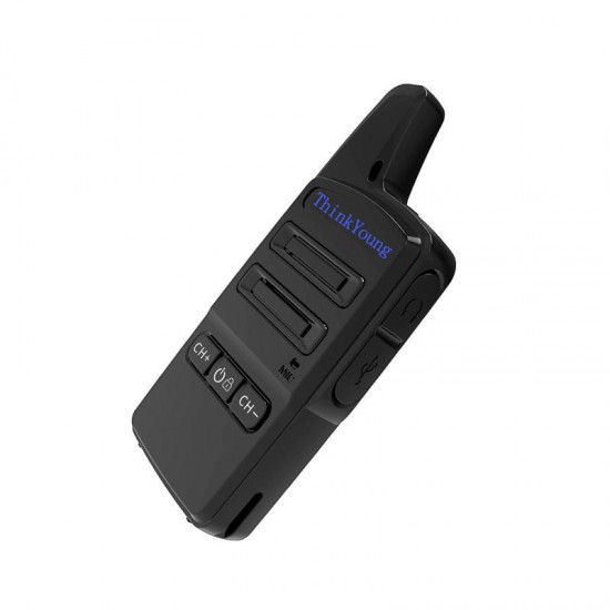 1PC Q11 2W Mini Utra Thin Handheld Radio Walkie Talkie 400-470MHz 16 Channels 3-4km USB Charging Interphone Driving Hotel Civilian Intercom