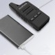 1PC Q11 2W Mini Utra Thin Handheld Radio Walkie Talkie 400-470MHz 16 Channels 3-4km USB Charging Interphone Driving Hotel Civilian Intercom
