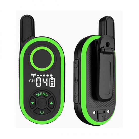 1PC Q6 3W 1-5km Mini Handheld Radio Walkie Talkie 400-470MHz 16 Channels USB Charging Interphone Hotel Civilian Intercom
