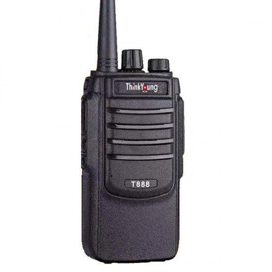 1PC T888 8W Mini Ultra Thin Handheld Radio Walkie Talkie 2-8km 403-470MHz 16 Channels Interphone Hotel Civilian Intercom