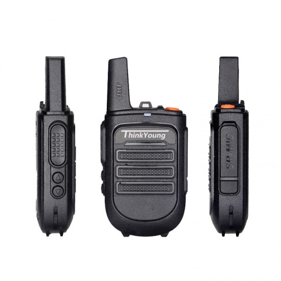 1PC 828 5W IP54 Waterproof Dustproof Mini Ultra Thin Handheld Radio Walkie Talkie 400-470 MHz 16 Channels 2-5km Interphone Driving Hotel Civilian Intercom