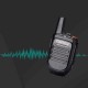 1PC 828 5W IP54 Waterproof Dustproof Mini Ultra Thin Handheld Radio Walkie Talkie 400-470 MHz 16 Channels 2-5km Interphone Driving Hotel Civilian Intercom