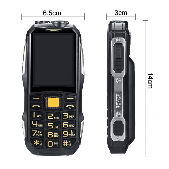 2.4inch 19800mah Rugged Phone Dual SIM GSM Walkie Talkie Standby for Smartphone FM Radio 2.4inch 19800mah Rugged Phone Dual SIM GSM Walkie Talkie Standby for Smartphone FM Radio