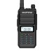 2PCS BF-S5plus 18W Waterproof UV Dual Band Handheld Radio Walkie Talkie Flashlight Hiking Interphone Black EU Plug