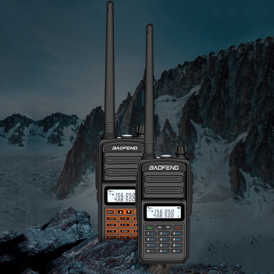 2PCS BF-S5plus 18W Waterproof UV Dual Band Handheld Radio Walkie Talkie Flashlight Hiking Interphone Black EU Plug 2PCS BF-S5plus 18W Waterproof UV Dual Band Handheld Radio Walkie Talkie Flashlight Hiking Interphone Black EU Plug