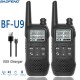 2PCS BF-U9 8W Portable Mini Walkie Talkie Handheld Hotel Civilian Radio Comunicacion Ham HF Transceiver EU Plug