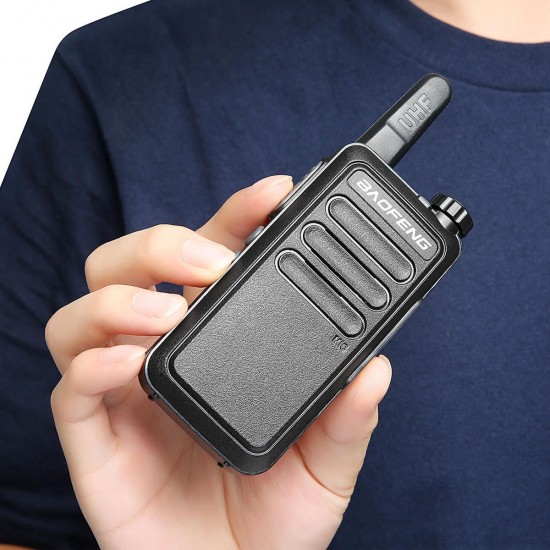 2PCS BF-C9 Handheld Walkie Talkie 400-470MHz UHF Two Way Radio Ham Portable Communicator USB Charging
