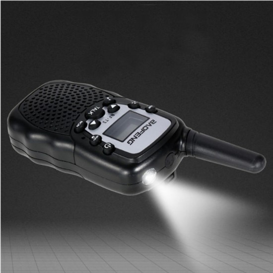 2PCS BF-T3 2W 22 Channels Radio Walkie Talkie Lightweight Flashilight Civilian Interphone Intercom