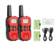 2PCS R8 Two Way Radio Walkie Talkie 22 Channels FRS GMRS UHF Handheld Kids Mini Walkie Talkie