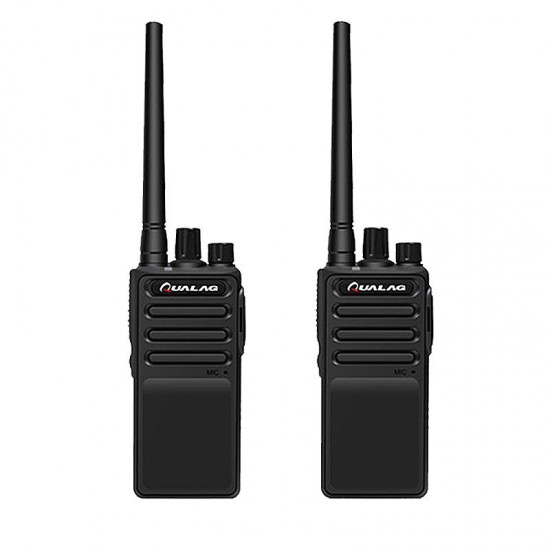 2PCS M8 16 Channels 400-480MHz 2-6 KM Hotel Civilian Two Way Handheld Radio Walkie Talkie