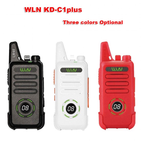 2PCS WLN KD-C1 Plus Upgrade Walkie Talkie Two Way Radio Ultra-Thin Mini USB Charger Portable Radio 2PCS WLN KD-C1 Plus Upgrade Walkie Talkie Two Way Radio Ultra-Thin Mini USB Charger Portable Radio