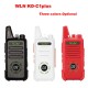 2PCS WLN KD-C1 Plus Upgrade Walkie Talkie Two Way Radio Ultra-Thin Mini USB Charger Portable Radio